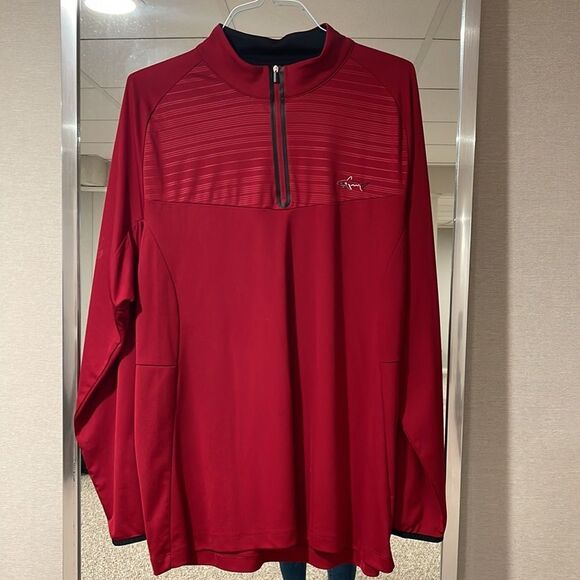 Greg Norman 1/4‎ Zip ReD Pullover Size XL - Picture 1 of 6